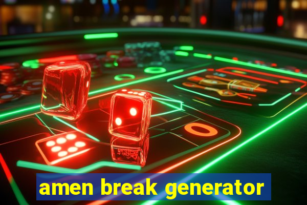 amen break generator