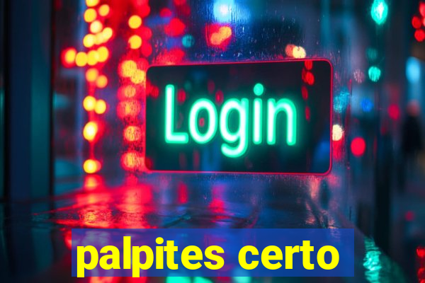 palpites certo