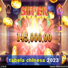 tabela chinesa 2023