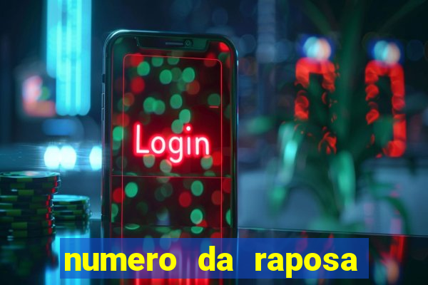 numero da raposa jogo do bicho