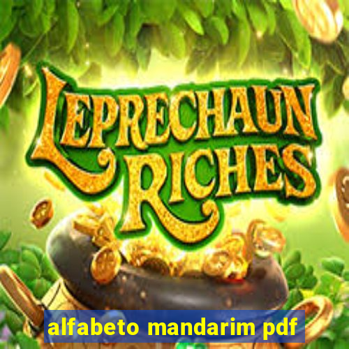 alfabeto mandarim pdf