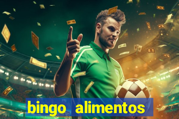 bingo alimentos para imprimir