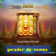 gerador de nomes para jogos