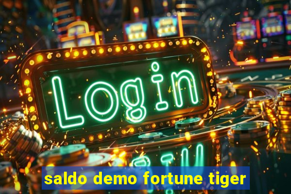 saldo demo fortune tiger