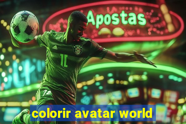 colorir avatar world