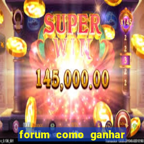 forum como ganhar na loteria